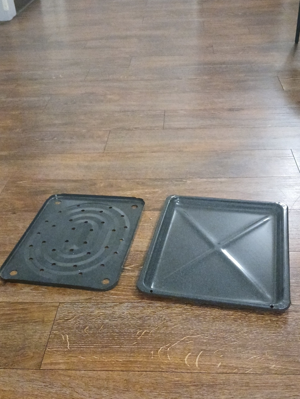 Dark Gray Oven Broiler Pans/Grill Baking Trays